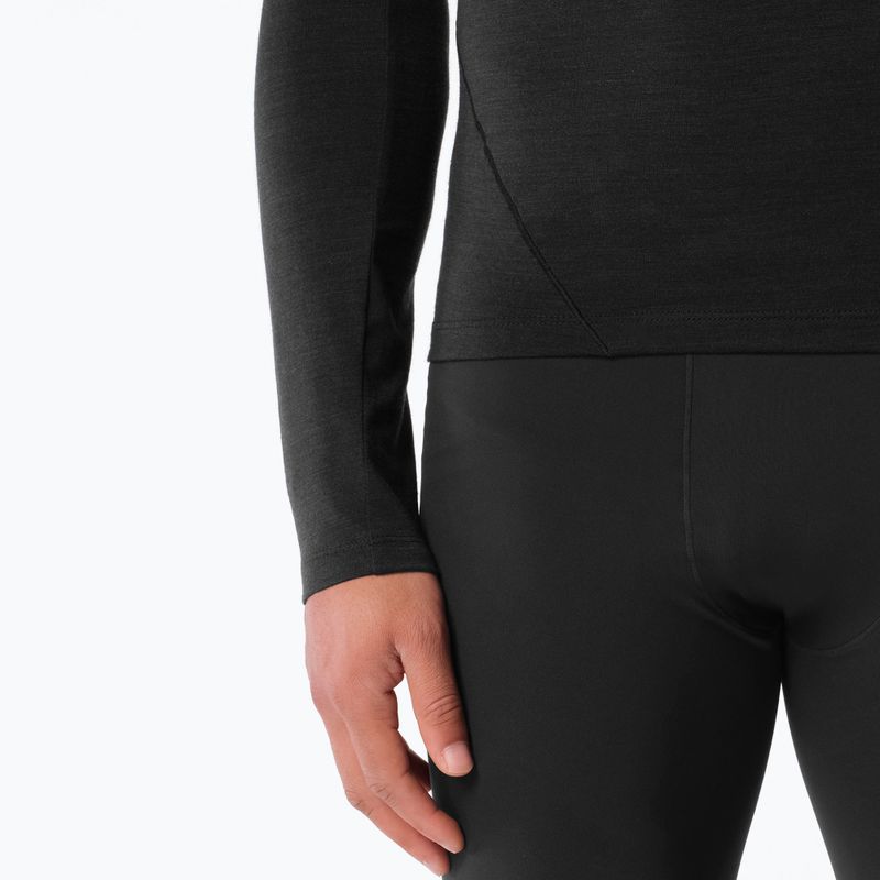 Longsleeve de alergare pentru bărbați Salomon Sense Merino Tee LS deep black 5