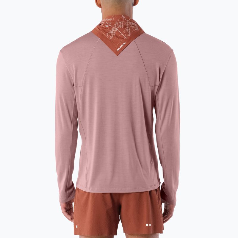 Longsleeve de alergare pentru bărbați Salomon Sense Merino Tee LS antler 3