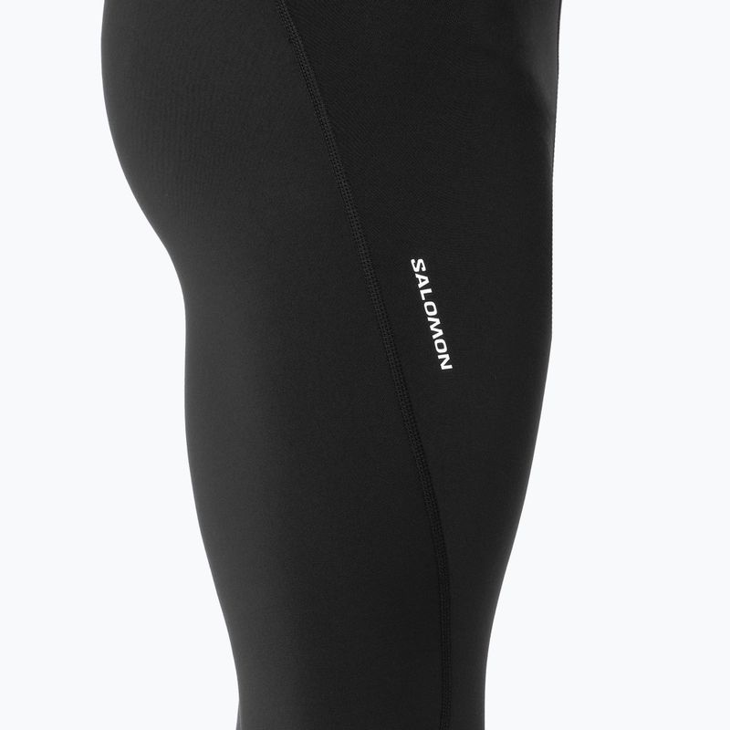 Colanți de alergare pentru bărbați Salomon Shakeout Core Warm Tights deep black 7