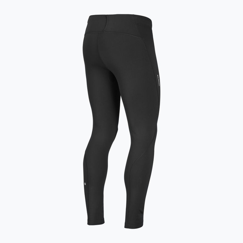 Colanți de alergare pentru bărbați Salomon Shakeout Core Warm Tights deep black 9