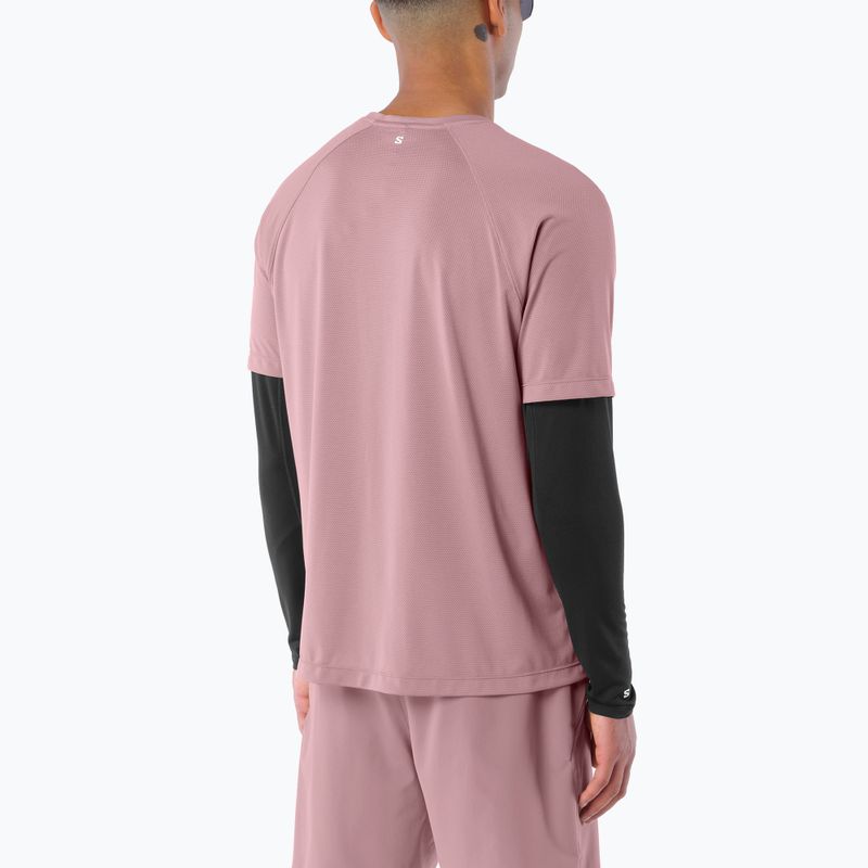 Tricou de alergare pentru bărbați Salomon Shakeout Core SS Tee antler 2