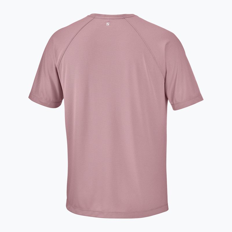 Tricou de alergare pentru bărbați Salomon Shakeout Core SS Tee antler 5