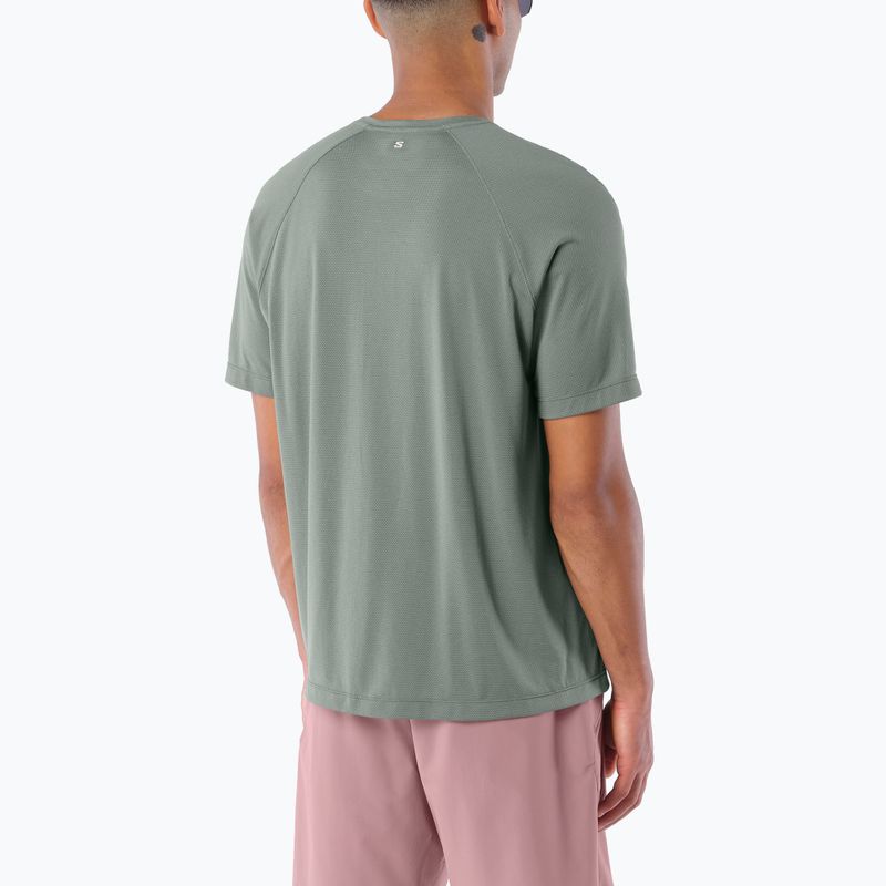 Tricou de alergare pentru bărbați Salomon Shakeout Core SS Tee castor gray 2