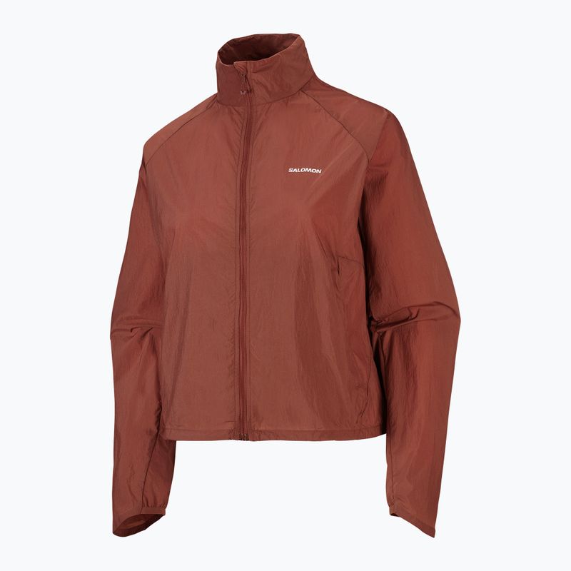 Geacă de alergare pentru femei Salomon Shakeout Fly burnt umber 6