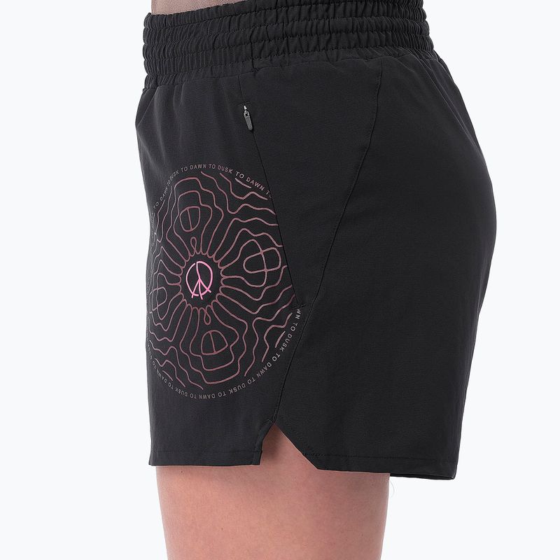 Pantaloni scurți de alergare pentru femei Salomon SHKout Courtney 4" deep black 3