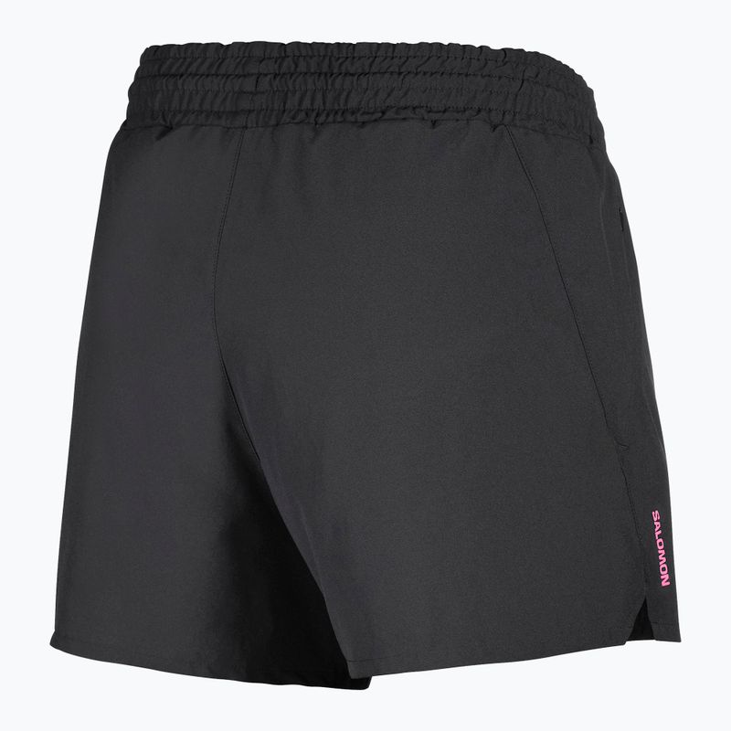 Pantaloni scurți de alergare pentru femei Salomon SHKout Courtney 4" deep black 7