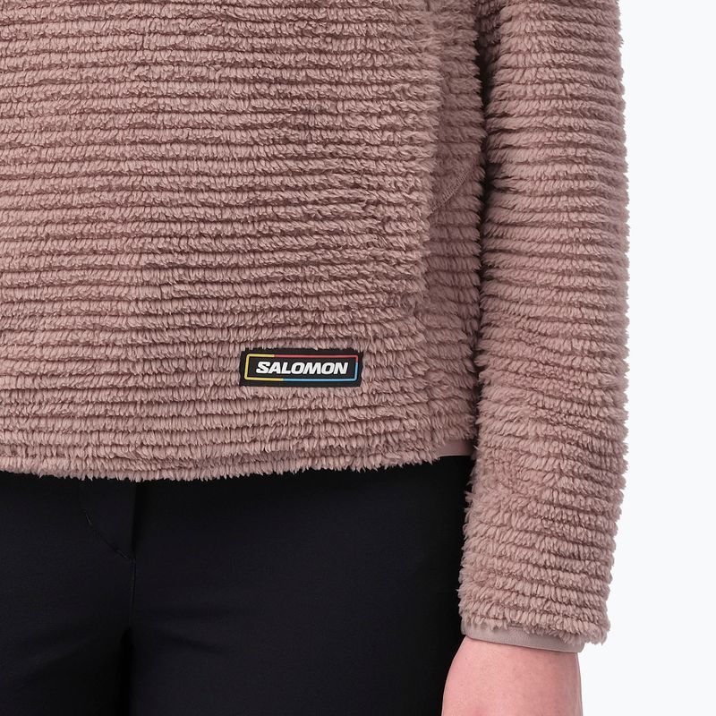 Bluză fleece pentru femei Salomon Thernova Fleece antler 4