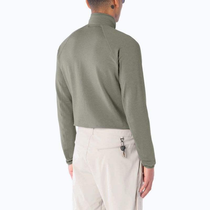 Bluză de trekking pentru bărbați Salomon Essential Lightwarm Full Zip castor gray 2