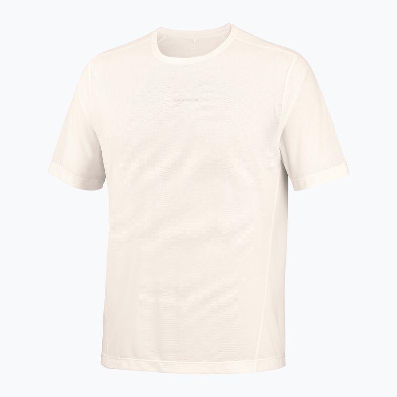 Tricou de alergare pentru bărbați Salomon Shakeout Core GFX SS Tee whisper white/pink frosting 5