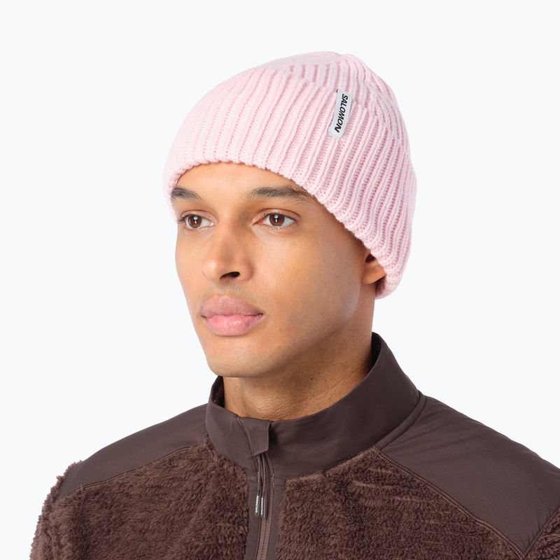 Căciulă de iarnă Salomon Snowbird icy pink 2