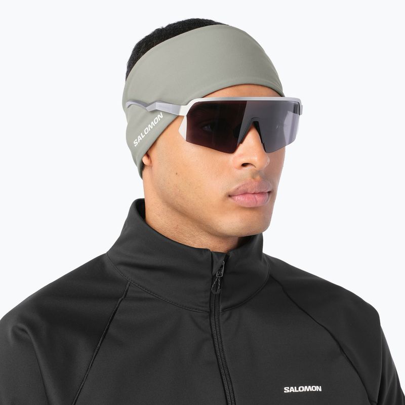 Bentiță Salomon Run Tech Headband castor gray 2