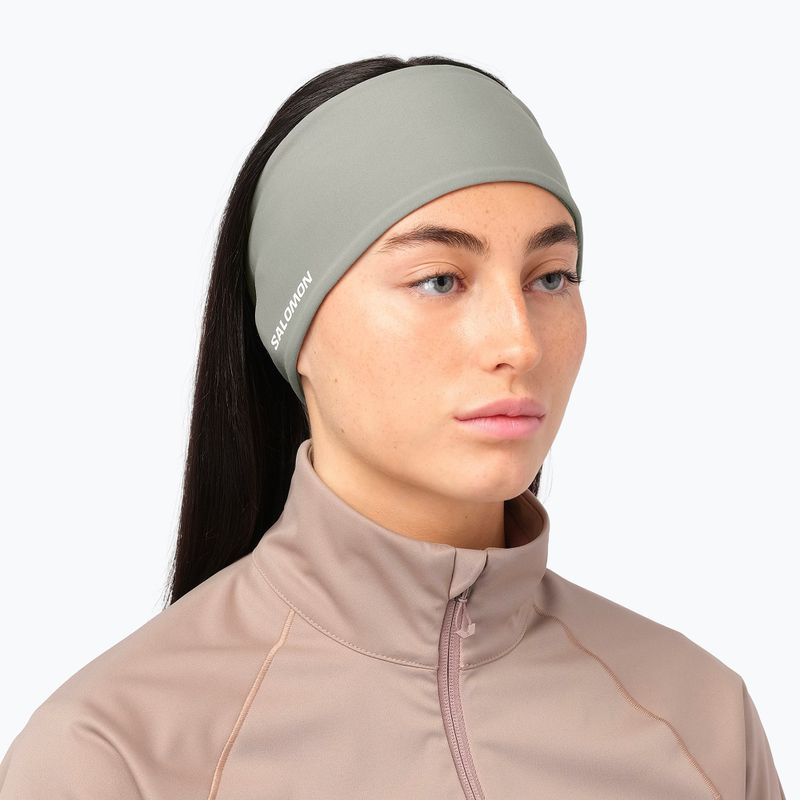 Bentiță Salomon Run Tech Headband castor gray 3
