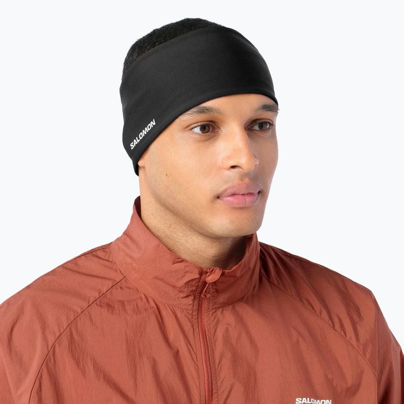 Bentiță Salomon Run Tech Headband deep black 2
