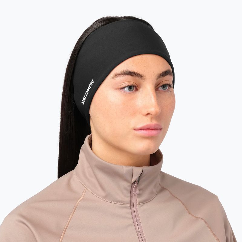 Bentiță Salomon Run Tech Headband deep black 3