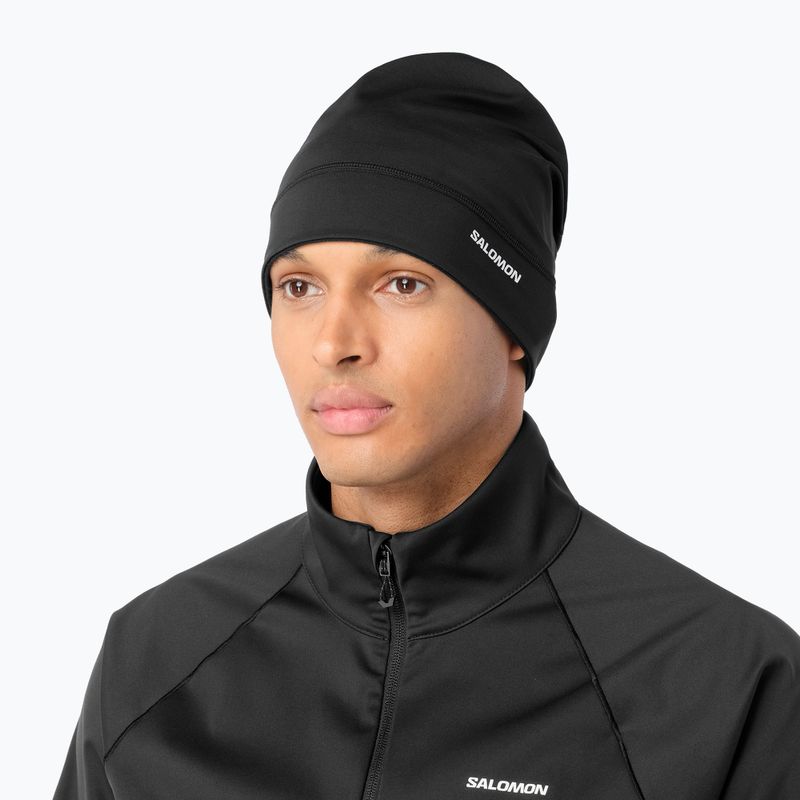 Căciulă de alergare Salomon Run Tech Beanie deep black 2