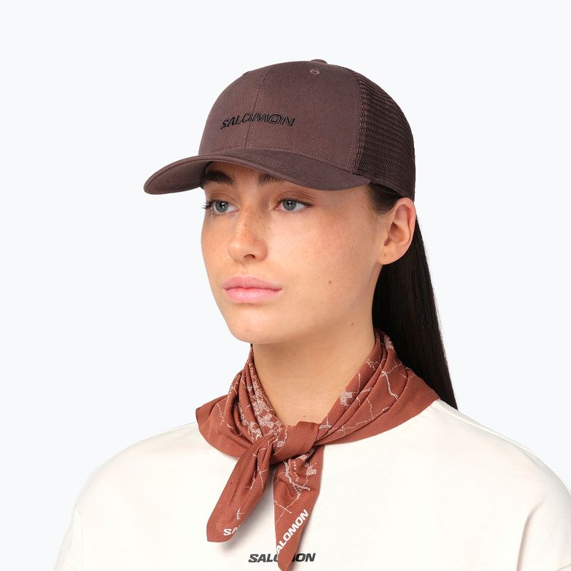Șapcă Salomon Logo Trucker coffee bean 4