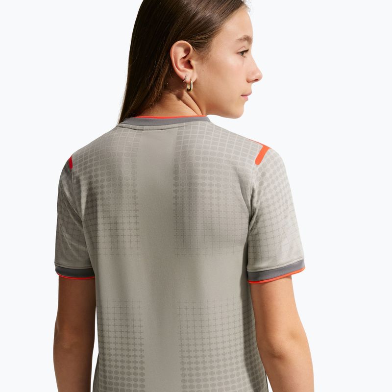 Tricou de fotbal pentru copii Nike England Pre-Match pewter grey/bright crimson 8