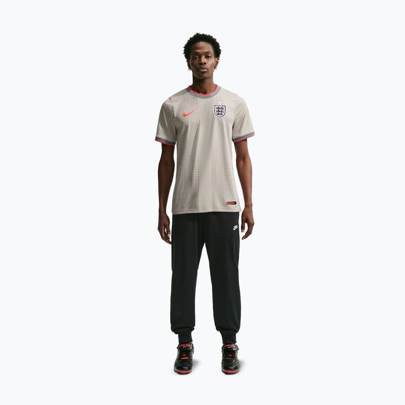 Tricou de fotbal pentru bărbați Nike England Academy Pro Pre-Match pewter grey/bright crimson 2