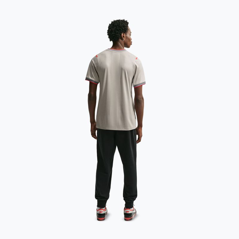 Tricou de fotbal pentru bărbați Nike England Academy Pro Pre-Match pewter grey/bright crimson 3