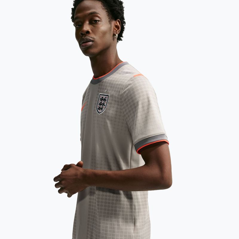 Tricou de fotbal pentru bărbați Nike England Academy Pro Pre-Match pewter grey/bright crimson 5