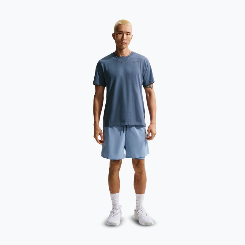Tricou pentru bărbați Nike Dri-Fit diffused blue/black 2