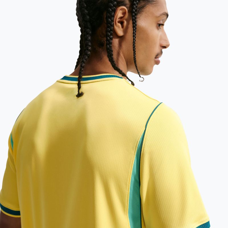 Tricou de fotbal pentru bărbați Nike Brazil 2026 Stadium Home Soccer Replica canary/light menta/geode teal 6