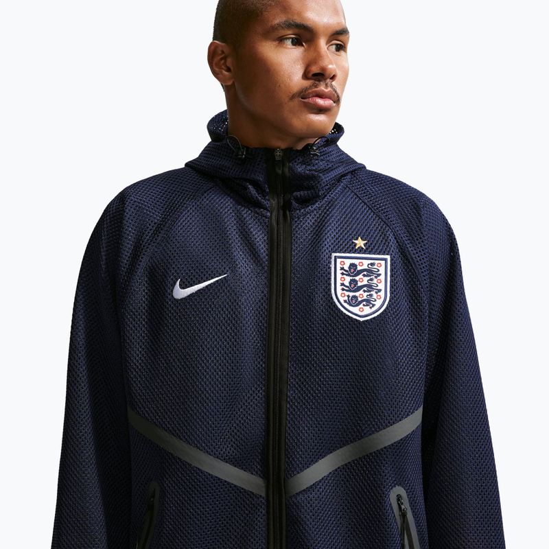 Geacă de fotbal pentru bărbați Nike England Dri-Fit Soccer Anthem IH1761 obsidian/black/white 4