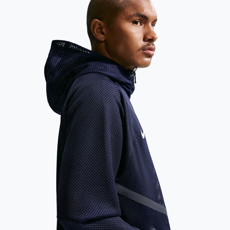 Geacă de fotbal pentru bărbați Nike England Dri-Fit Soccer Anthem IH1761 obsidian/black/white 5