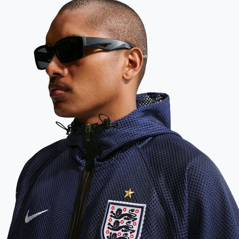 Geacă de fotbal pentru bărbați Nike England Dri-Fit Soccer Anthem IH1761 obsidian/black/white 6