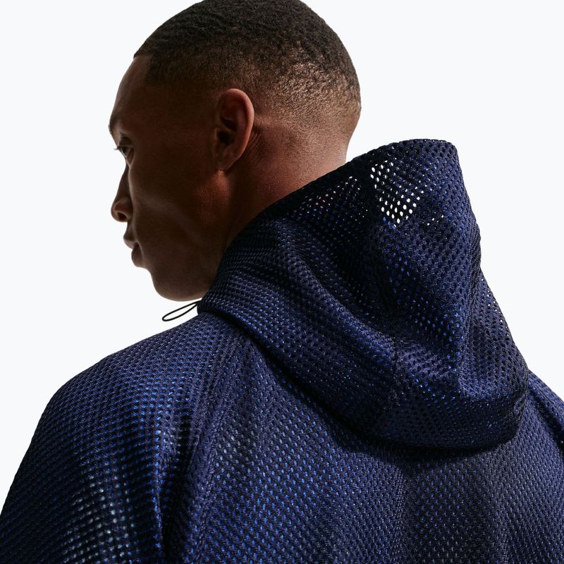 Geacă de fotbal pentru bărbați Nike FFF Dri-FIT Soccer Anthem blackened blue/metallic copper 6