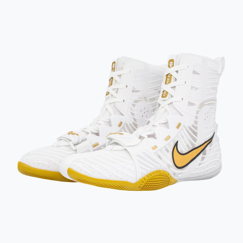 Încălțăminte de box Nike HyperKo 3 white/metallic gold 3