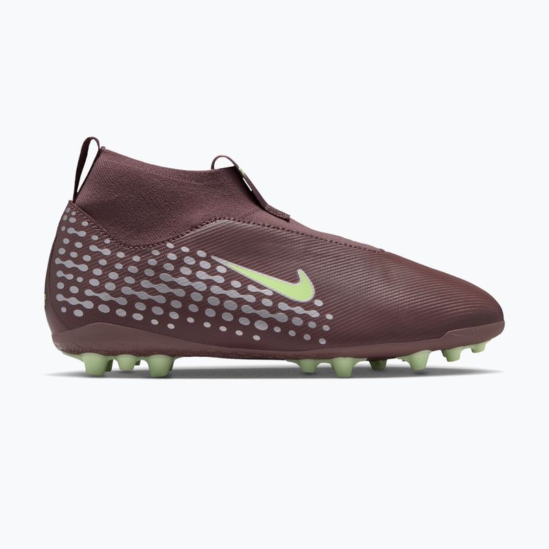 Încălțăminte de fotbal pentru copii Nike Zoom Superfly 10 Academy Kylian Mbappe AG plum eclipse/metallic silver