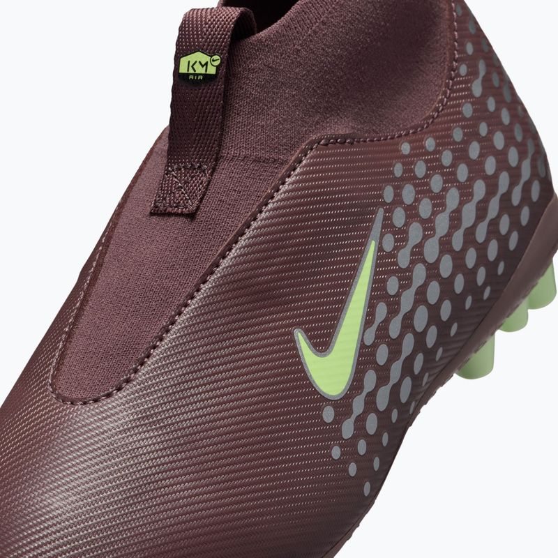 Încălțăminte de fotbal pentru copii Nike Zoom Superfly 10 Academy Kylian Mbappe AG plum eclipse/metallic silver 4