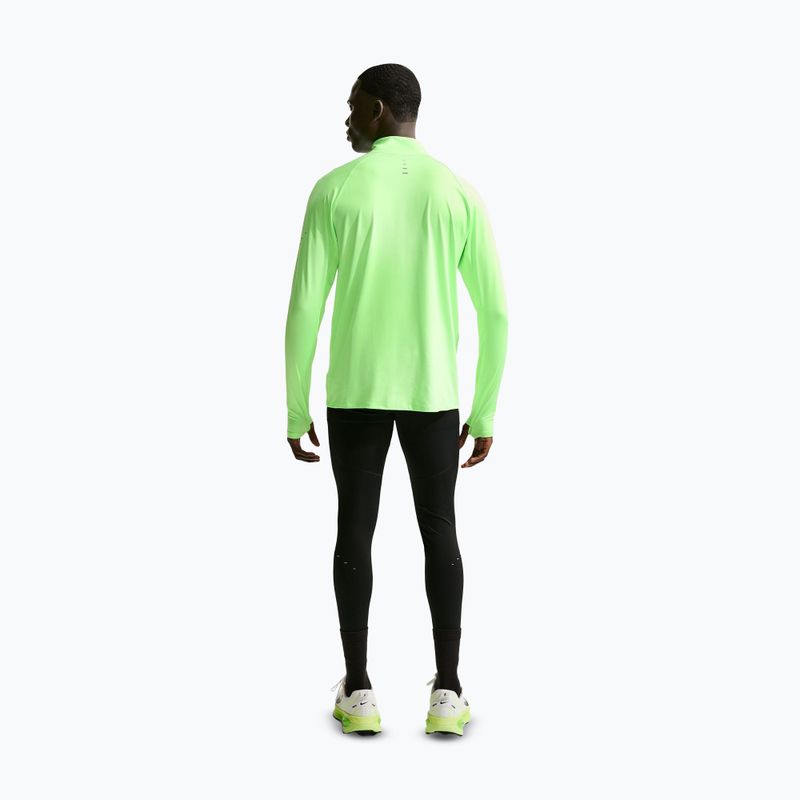 Bluză de alergare pentru bărbați Nike Stride 1/4 Zip Dri-Fit lime blast 3