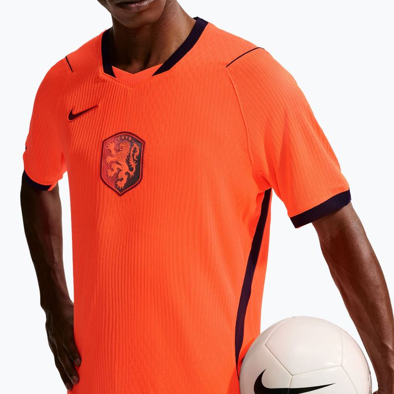 Tricou de fotbal pentru bărbați Nike Netherlands 2026/27 Match Home hyper crimson/black 5