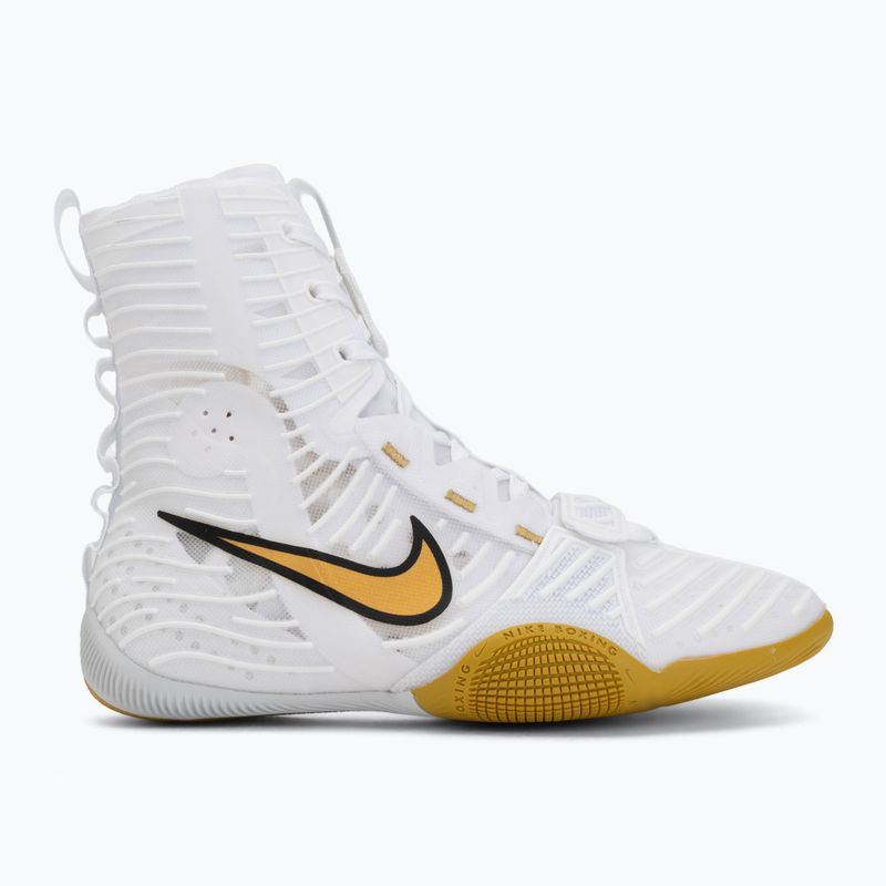 Încălțăminte de box Nike HyperKo 3 white/metallic gold 2