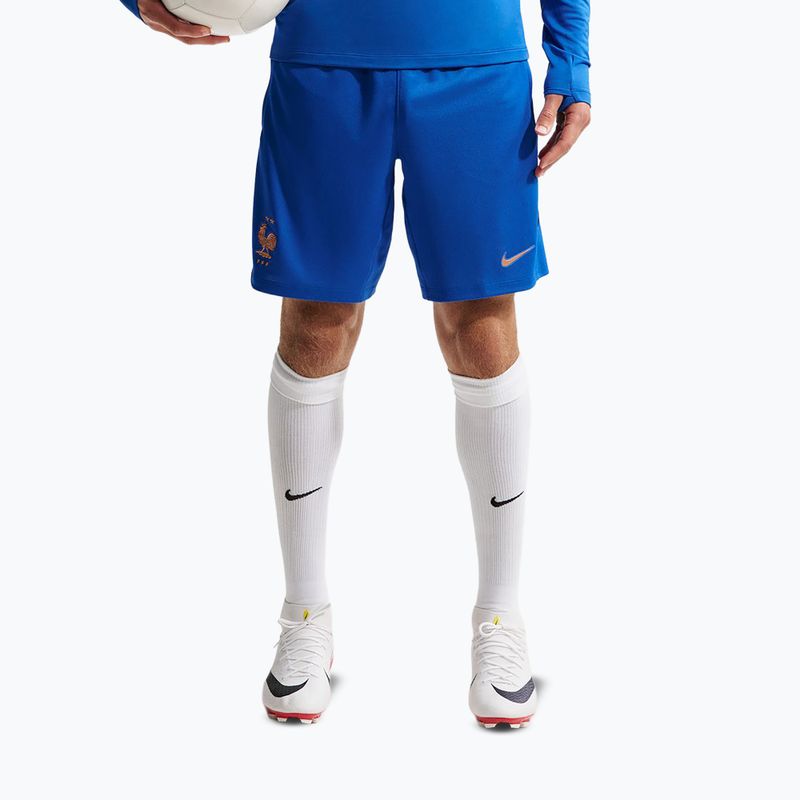 Pantaloni scurți de fotbal pentru bărbați Nike FFF Strike game royal/metallic copper