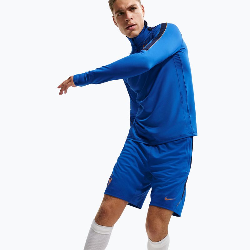 Pantaloni scurți de fotbal pentru bărbați Nike FFF Strike game royal/metallic copper 4