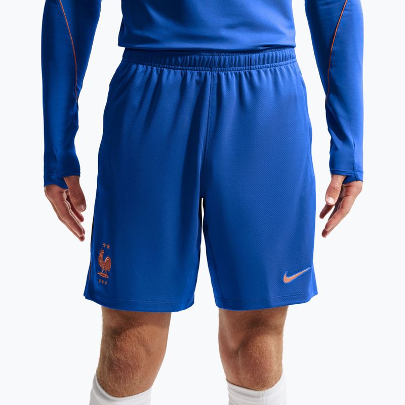 Pantaloni scurți de fotbal pentru bărbați Nike FFF Strike game royal/metallic copper 5