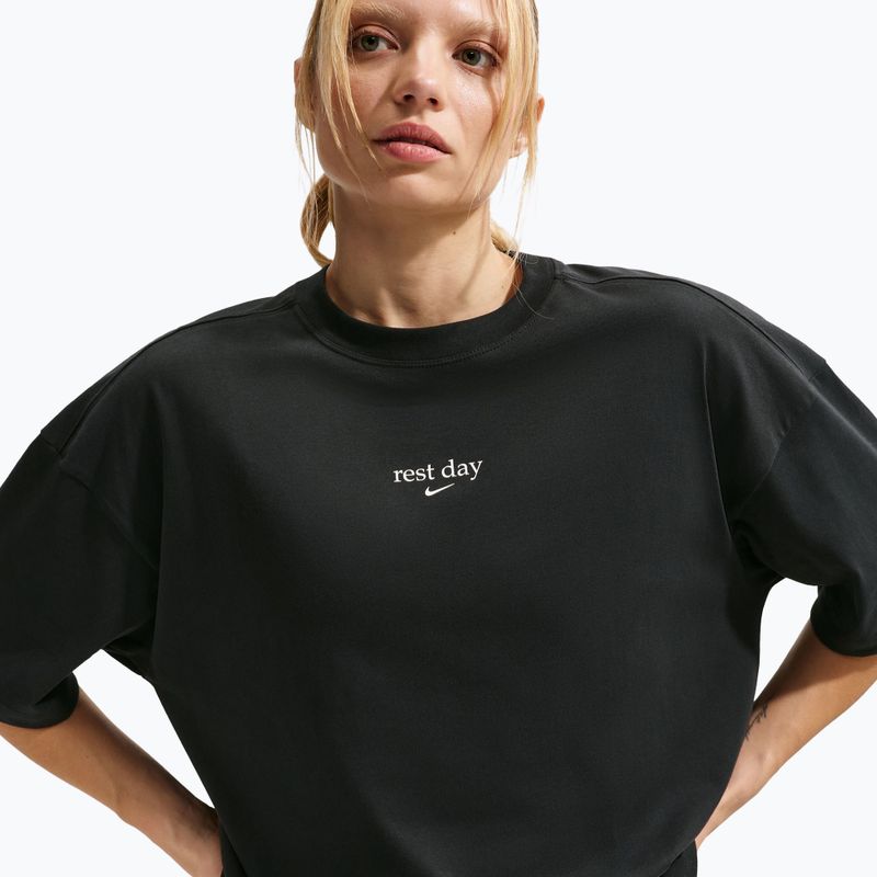 Tricou pentru femei Nike Dri-Fit black/white/white 5