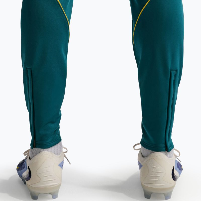 Pantaloni de fotbal pentru bărbați Nike Brazil Strike geode teal/light mint/midwest gold 7