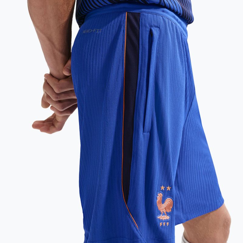 Pantaloni scurți de fotbal pentru bărbați Nike FFF Strike Elite game royal/metallic copper 4
