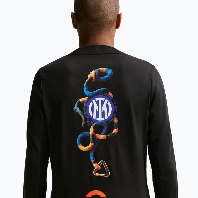 Longsleeve de fotbal pentru bărbați Nike Inter Milan Academy Pro Warm SE black/safety orange 5