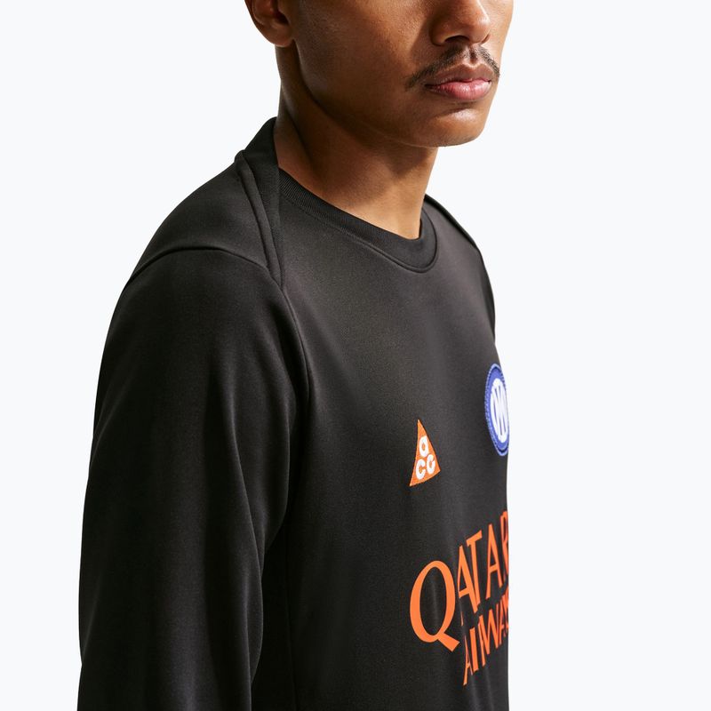 Longsleeve de fotbal pentru bărbați Nike Inter Milan Academy Pro Warm SE black/safety orange 6