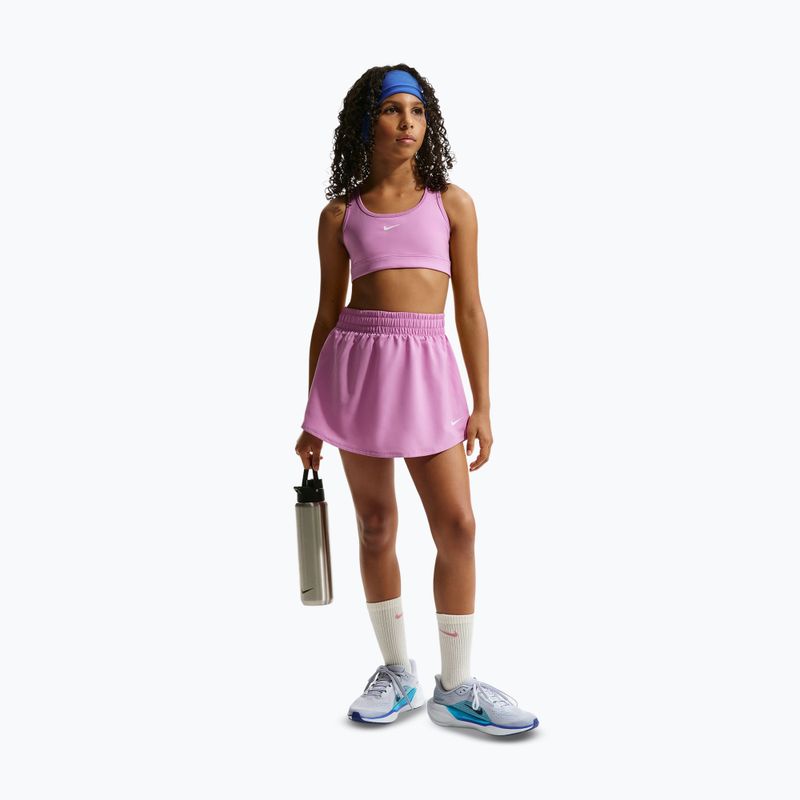 Sutien sport pentru copii Nike Swoosh light magenta/white 2