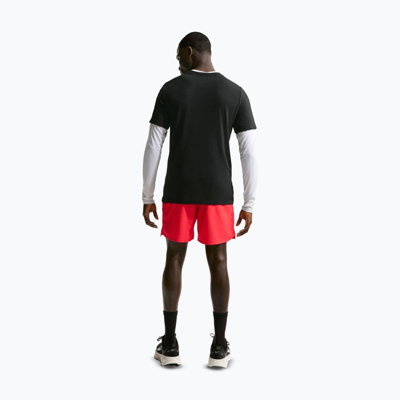 Tricou pentru bărbați Nike Dri-Fit Running black/team crimson 3