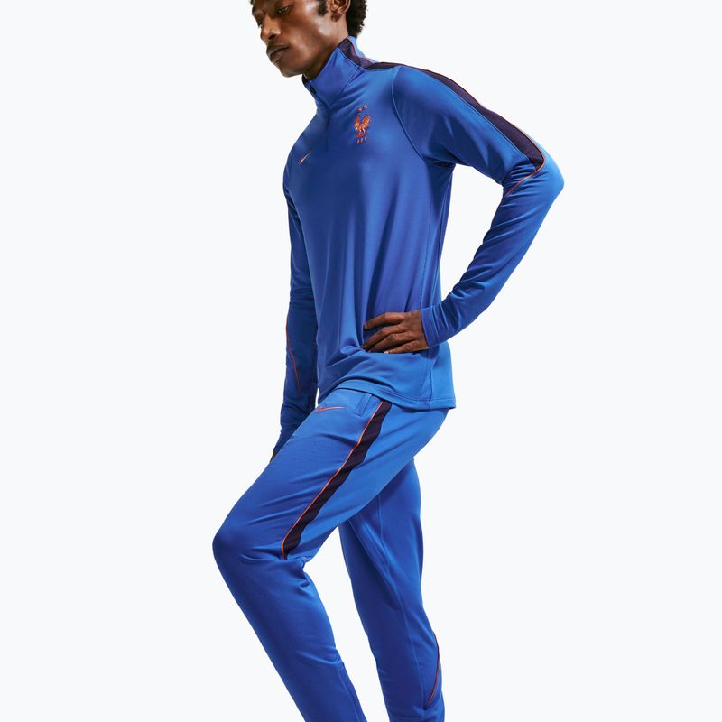 Pantaloni de fotbal pentru bărbați Nike FFF Strike game royal/metallic copper 4