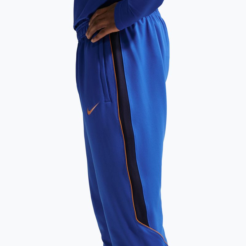 Pantaloni de fotbal pentru bărbați Nike FFF Strike game royal/metallic copper 5