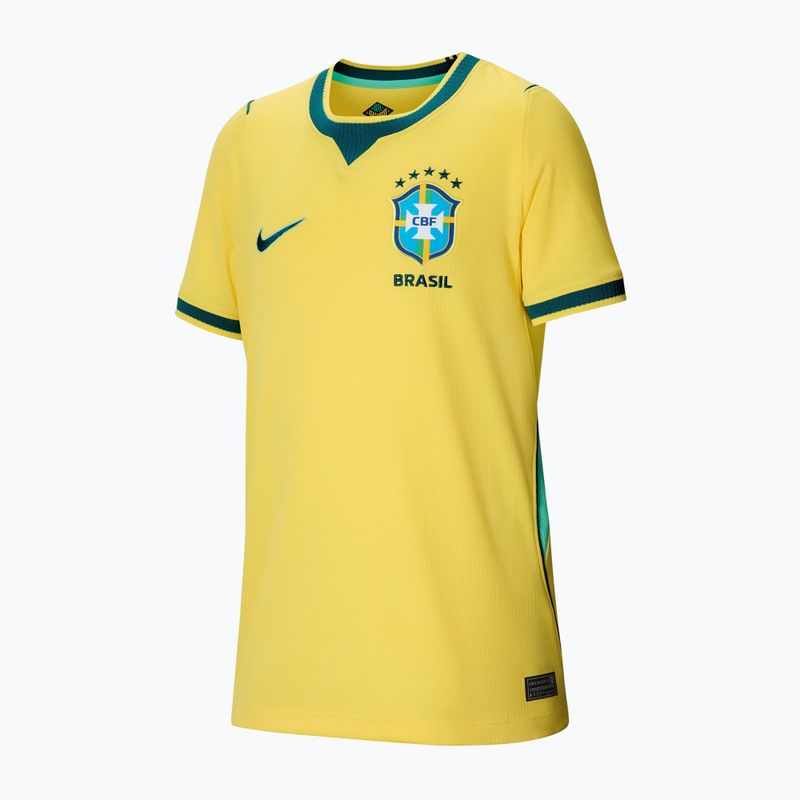 Tricou de fotbal pentru copii Nike Brazil 2026 Stadium Home Soccer Replica canary/light menta/geode teal 7