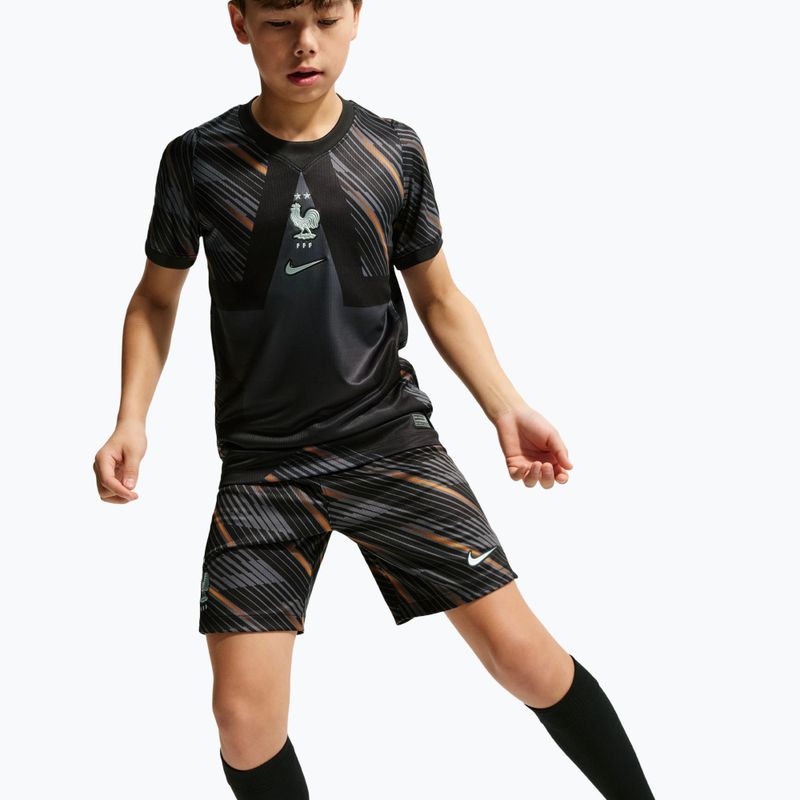 Șorturi de portar pentru copii Nike FFF 2026/27 Stadium Goalkeeper black/medium ash/monarch/igloo 6